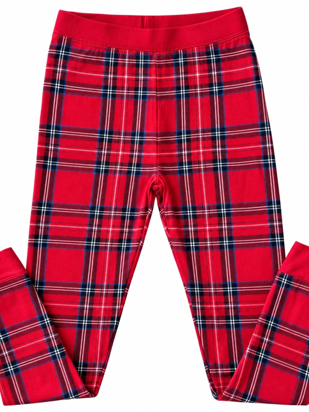 Little Sleepies Red Tartan Plaid Bamboo Pajama Pants 4T Christmas